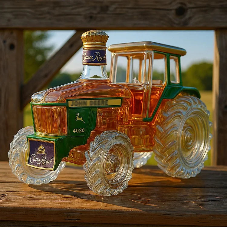 4020 Tractor Whiskey Bottle