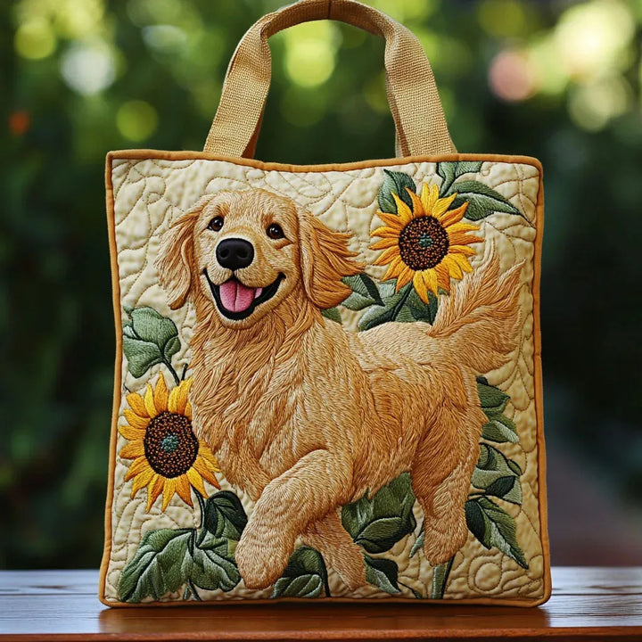 Padded Golden Bag