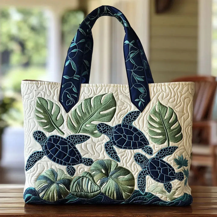 Handmade Tote Bag Grace of the Sea Turtle