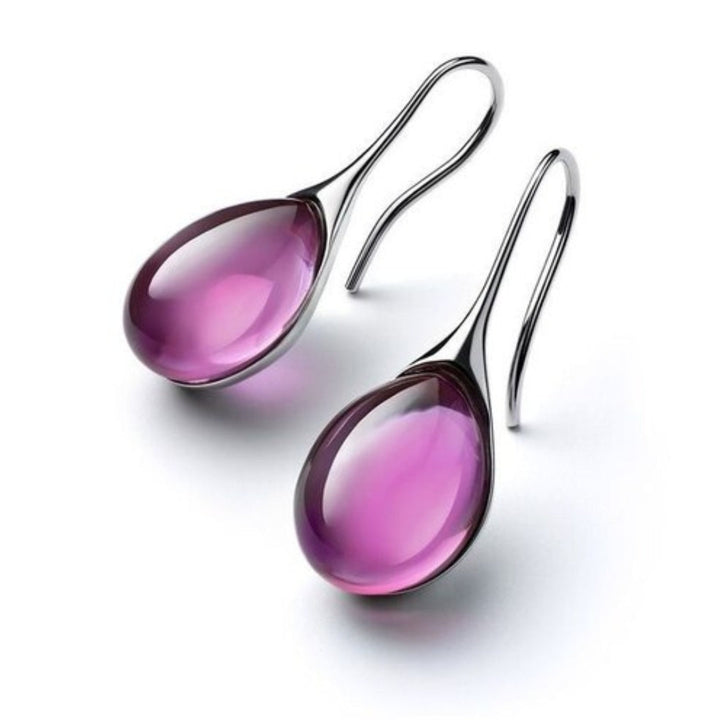 Radiant – Drop-shaped crystal earrings