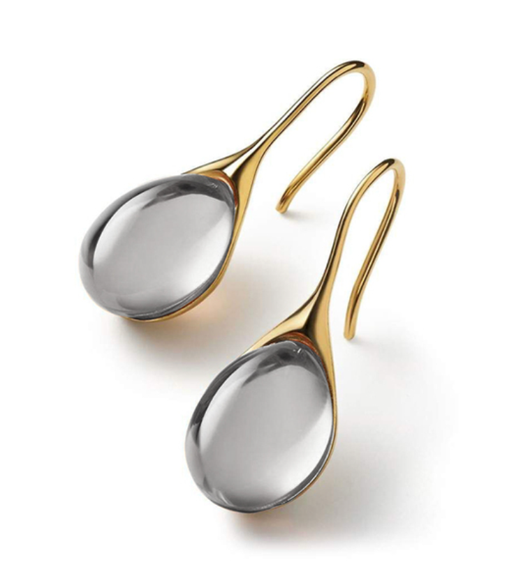 Radiant – Drop-shaped crystal earrings