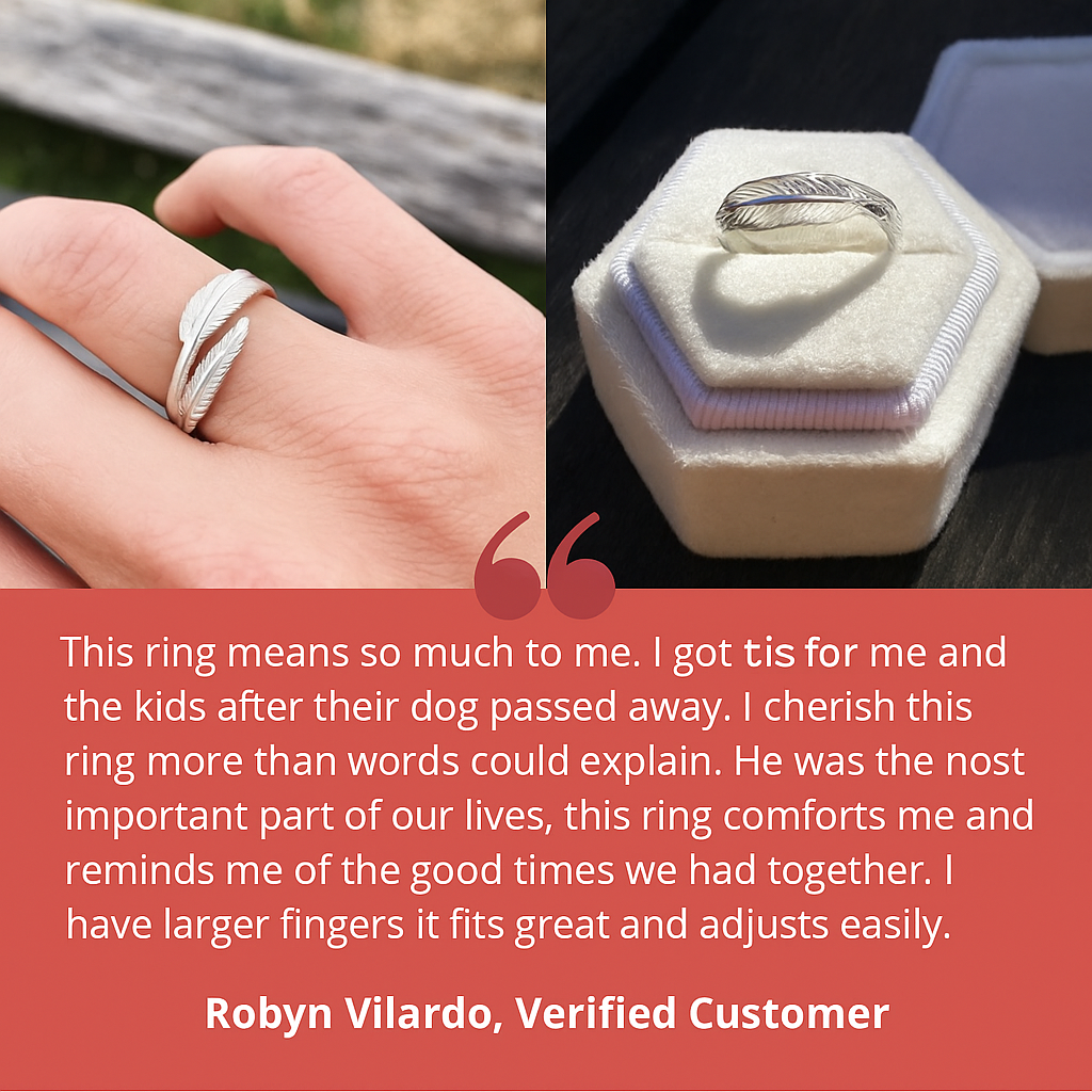 Angel Heart – Adjustable Memory Ring