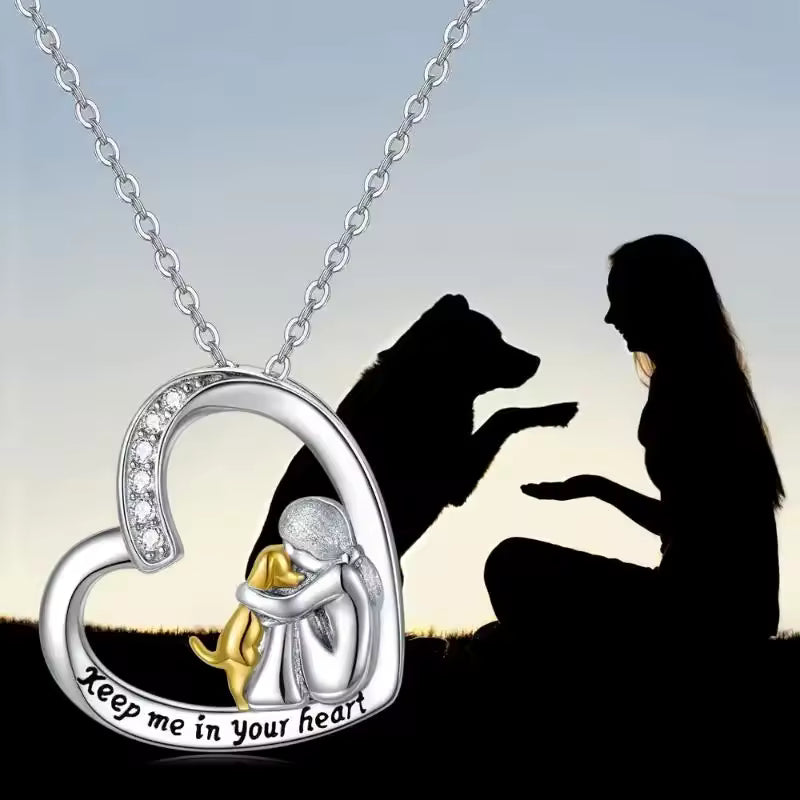 Marie | Dog Hug Necklace