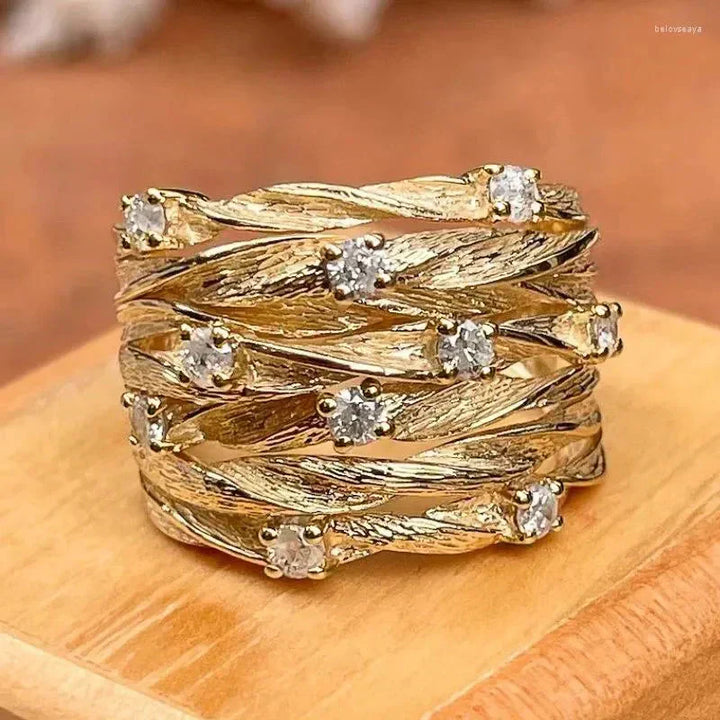 Boho Vintage Gold Ring