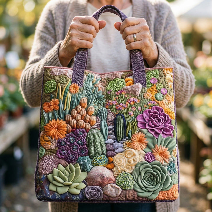 Handmade Succulent Garden Bag
