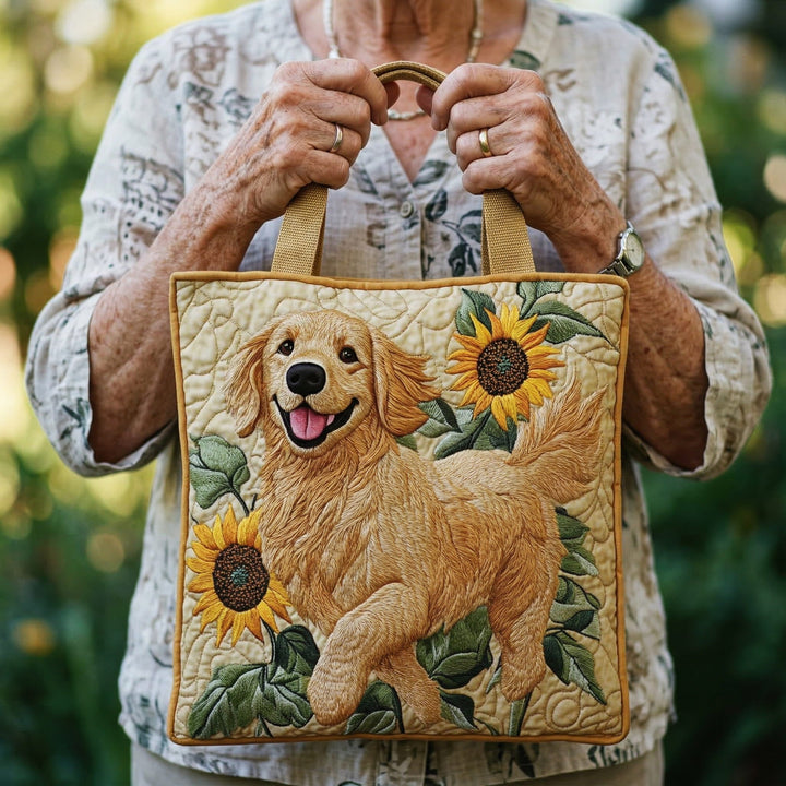Padded Golden Bag
